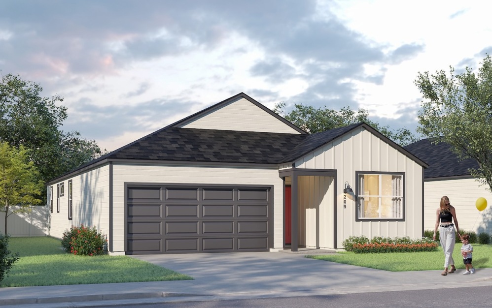 The Mitchell - 3 bedroom floorplan layout with 2 bathrooms and 1506 - 1519 square feet (Elevation A
)