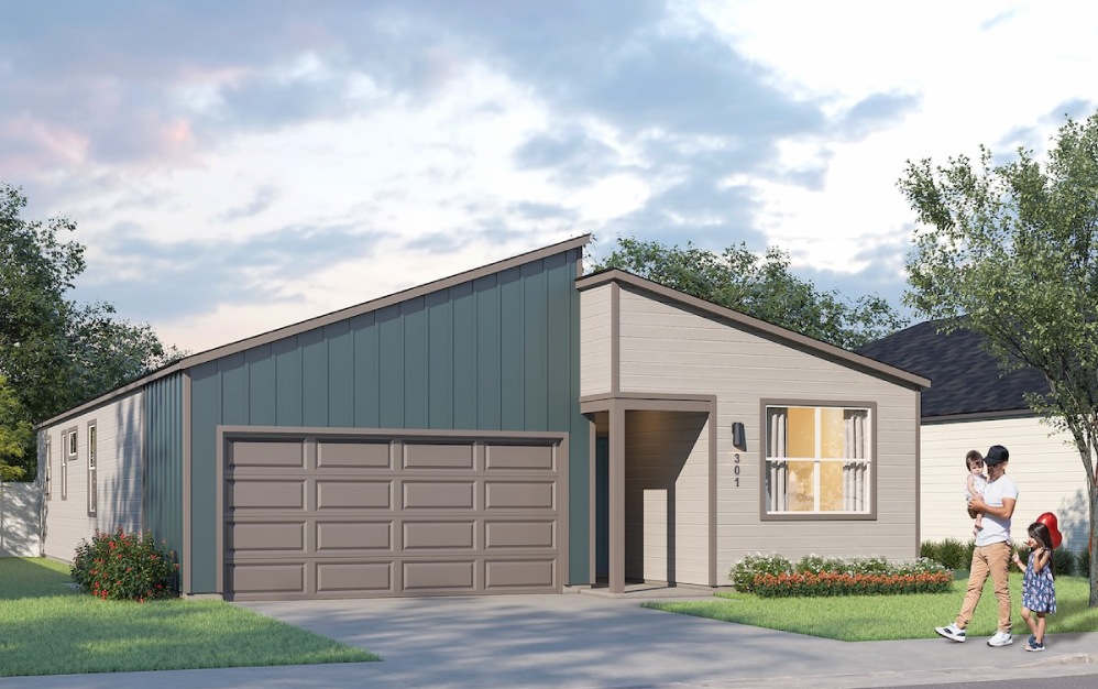 The Mitchell - 3 bedroom floorplan layout with 2 bathrooms and 1506 - 1519 square feet (Elevation B)
